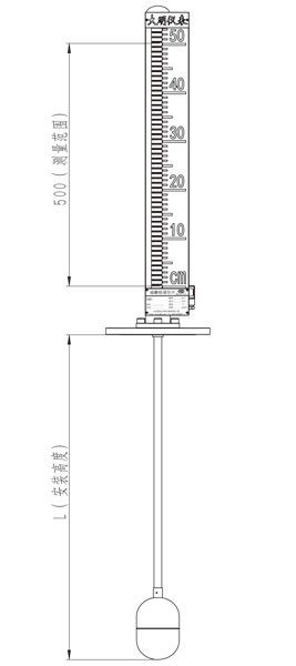 UHZ-24 內(nèi)襯四氟防腐型磁翻板液位計(jì) UHZ-24 內(nèi)襯四氟防腐型磁翻板液位計(jì)
